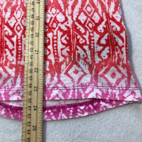 Lauren Ralph Lauren XL cotton short sleeve bright tassel tie scoop neck top - Picture 5 of 8